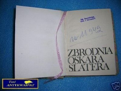 ZBRODNIA OSKARA SLATERA - N. Hamster