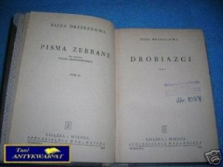DROBIAZGI TOM I - E.Orzeszkowa