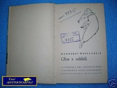 GŁOS Z ODDALI - M.Weeksadair