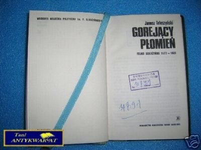 GOREJĄCY PŁOMIEŃ - J.Teleszyński
