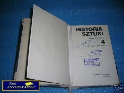 HISTORIA SZTUKI T.IV - SZTUKA XVIII i XIX WIEKU