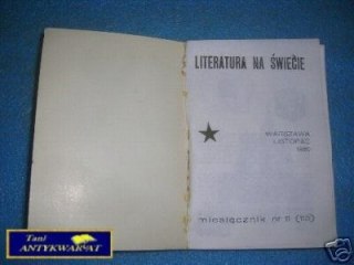 LITERATURA NA ŚWIECIE 1980 NR 11 115