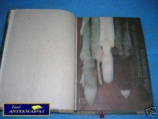 MATERIAŁOZNAWSTWO DLA KUŚNIERZY - T.Sadowski