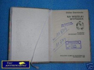 NA WSZELKI WYPADEK - D. Daeninckx