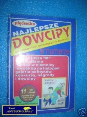NAJLEPSZE DOWCIPY MIESIĘCZNIK NR 11 1997