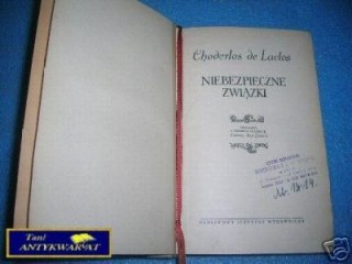 NIEBEZPIECZNE ZWIĄZKI - C.de Laclos