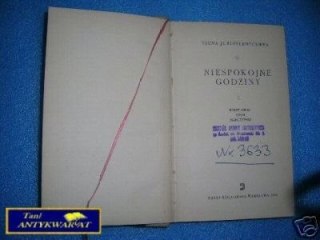 NIESPOKOJNE GODZINY - I.Jurgielewiczowa