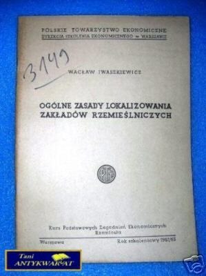 OGÓLNE ZASADY LOKALIZOWANIA ZAKŁADÓW RZEMEŚLN