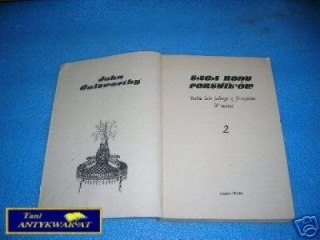 SAGA RODU FORSYTE'ÓW TOM II - J.Galsworthy