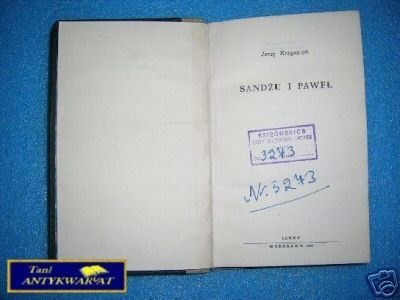 SANDŻU I PAWEŁ - J. Krzysztoń