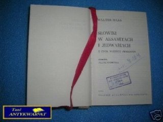 SŁOWIKI W AKSAMITACH I JEDWABIACH - W.Haas