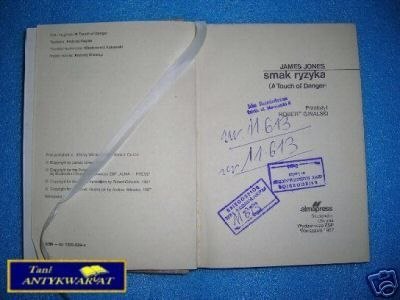 SMAK RYZYKA - J. Jones