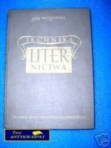 TECHNIKA LITERNICTWA - Jan Wojeński