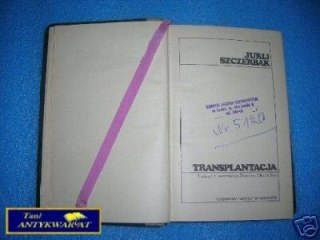 TRANSPLANTACJA - J. Szczerbak