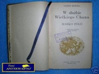 W SŁUŻBIE WIELKIEGO CHANA - G. Bidwell