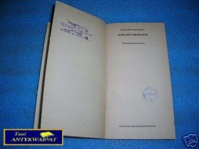 WIERSZE SARMACKIE - J.Harasymowicz