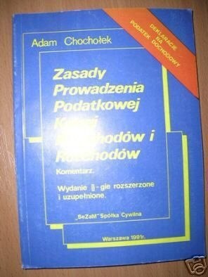 ZASADY PROWADZENIA PODATKOWEJ KSIĘGI ...