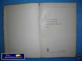 ANTOLOGIA LITERATURY POWSZECHNEJ TOM I - L.Eustach