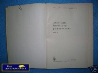 ANTOLOGIA LITERATURY POWSZECHNEJ TOM II -L.Eustach