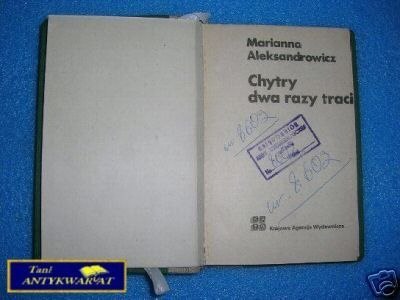 CHYTRY DWA RAZY TRACI - M. Aleksandrowicz
