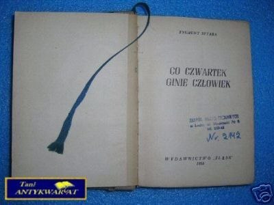 CO CZWARTEK GINIE CZŁOWIEK - Z.Sztaba