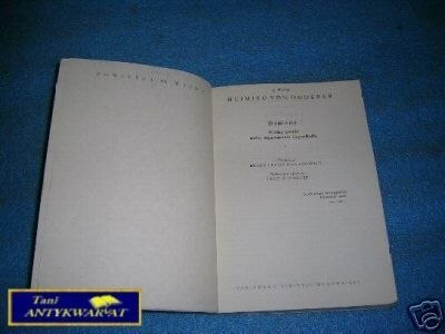 DEMONY TOM I - H. von Doderer