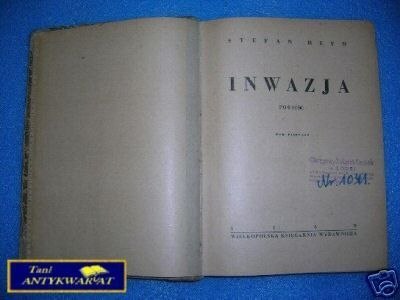 INWAZJA TOM I - S.Heym