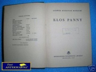 KŁOS PANNY - L. H. Morstin