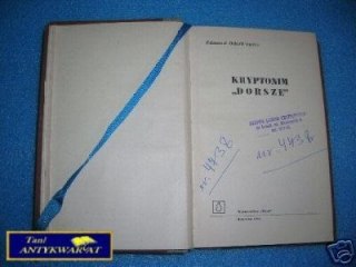 KRYPTONIM "DORSZE" - E.Odorkiewicz