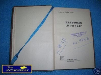 KRYPTONIM "DORSZE" - E.Odorkiewicz