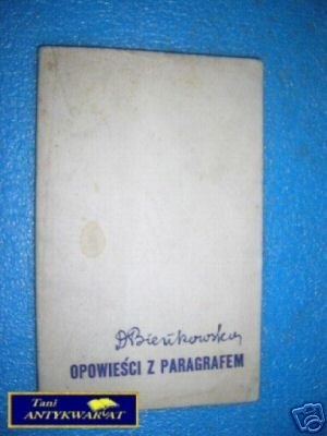 OPOWIEŚCI Z PARAGRAFEM - D.Bieńkowska
