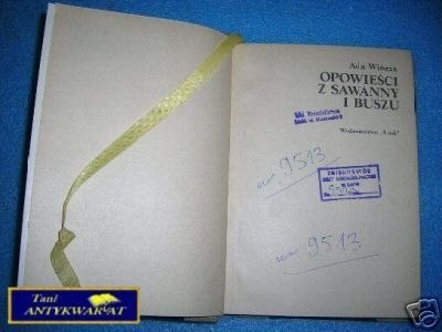 OPOWIEŚCI Z SAWANNY I BUSZU - A.Wińcza