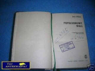 POPOŁUDNIOWY WALC - J. O'Hara