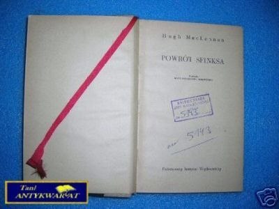 POWRÓT SFINKSA - H.MacLennan