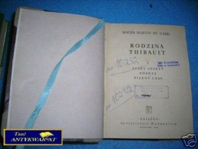 RODZINA THIBAULT - R. M. Du Gard