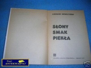 SŁONY SMAK PIEKŁA - Cz.Niemczyński