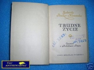 TRUDNE ŻYCIE - G.Pauszner - Klonowska