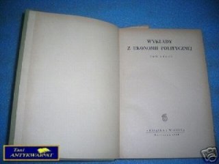 WYKŁADY Z EKONOMII POLITYCZNEJ T. II