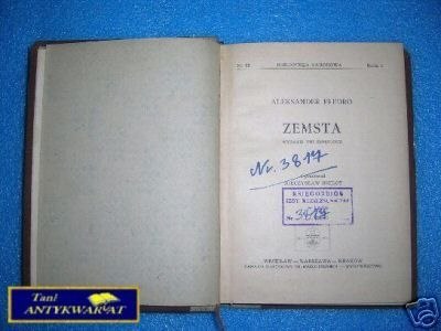 ZEMSTA - A. Fredro