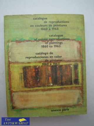 Catalogue of colour reproductions of paintings