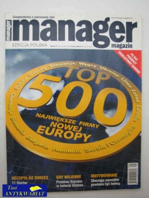 MANAGER MAGAZIN NR 9 (22)