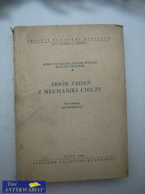Zbiór zadań z mechaniki cieczy Zbiór zadań z mechaniki cieczy