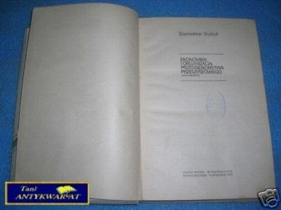 EKONOMIKA I ORGANIZACJA PRZEDSIĘBIORSTWA PRZEMYS
