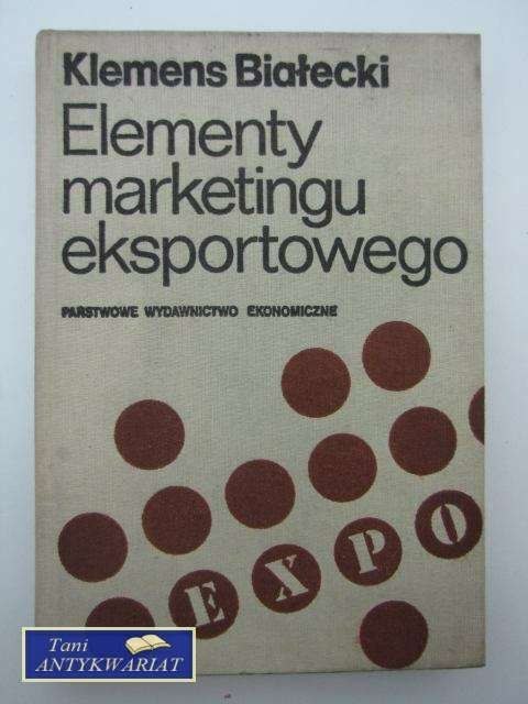 ELEMENTY MARKETINGU EKSPORTOWEGO - K. Białecki