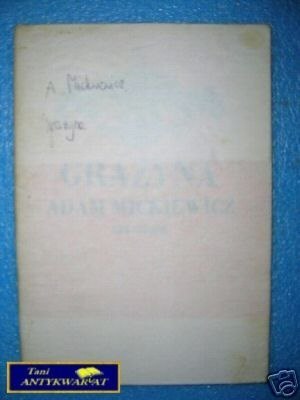 GRAŻYNA - A.Mickiewicz