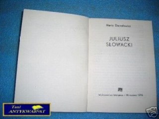JULIUSZ SŁOWACKI - M.Dernałowicz