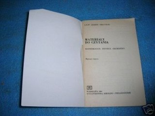 MATERIAŁY DO CZYTANIA - L.L.Szkutnik