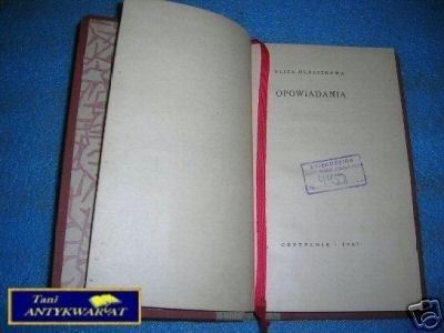 OPOWIADANIA - E.Orzeszkowa