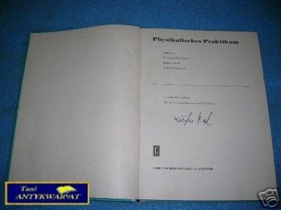 PHYSIKALISCHES PRAKTIKUM - W.Kretschmar, D.Mende