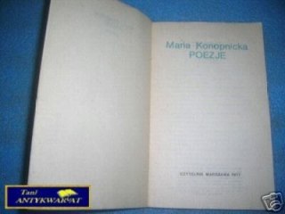 POEZJE - M.Konopnicka